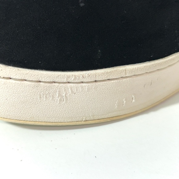 Vince Warren Suede Sneaker Slip On Shoes Black Size 8 - Picture 6 of 12